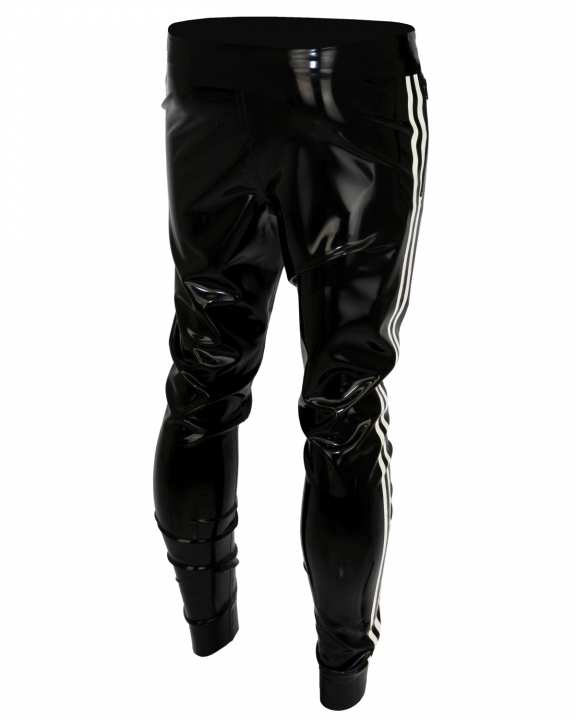 Latex Trainingsanzug DOUBLE STRIPE Laser Edition